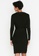 Trendyol black Polo Neck Knit Dress 8DE44AA5330B92GS_2