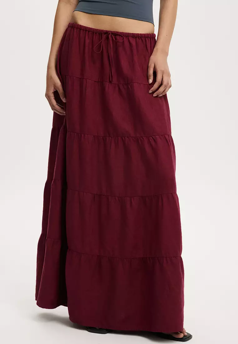 Haven Multi Tiered Maxi Skirt