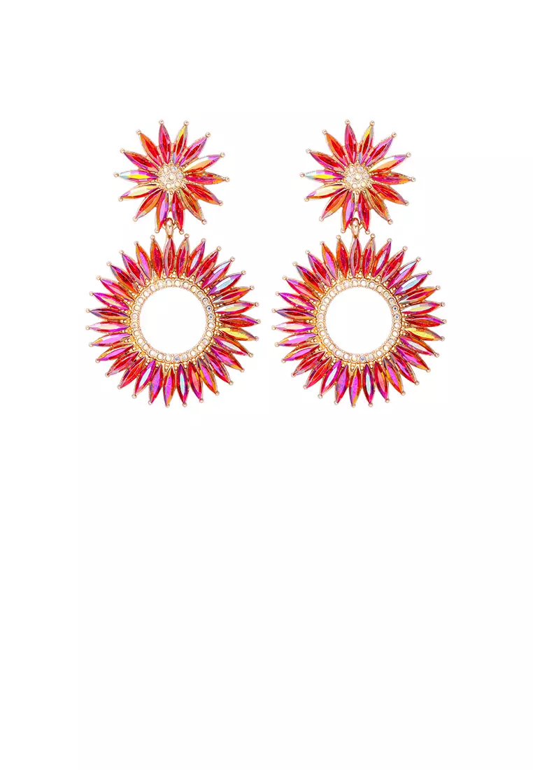 Gold sun new arrivals earrings
