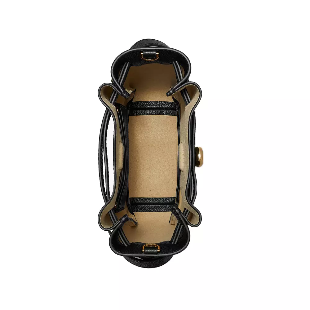 Small Romy Crossbody Bag Grained Black