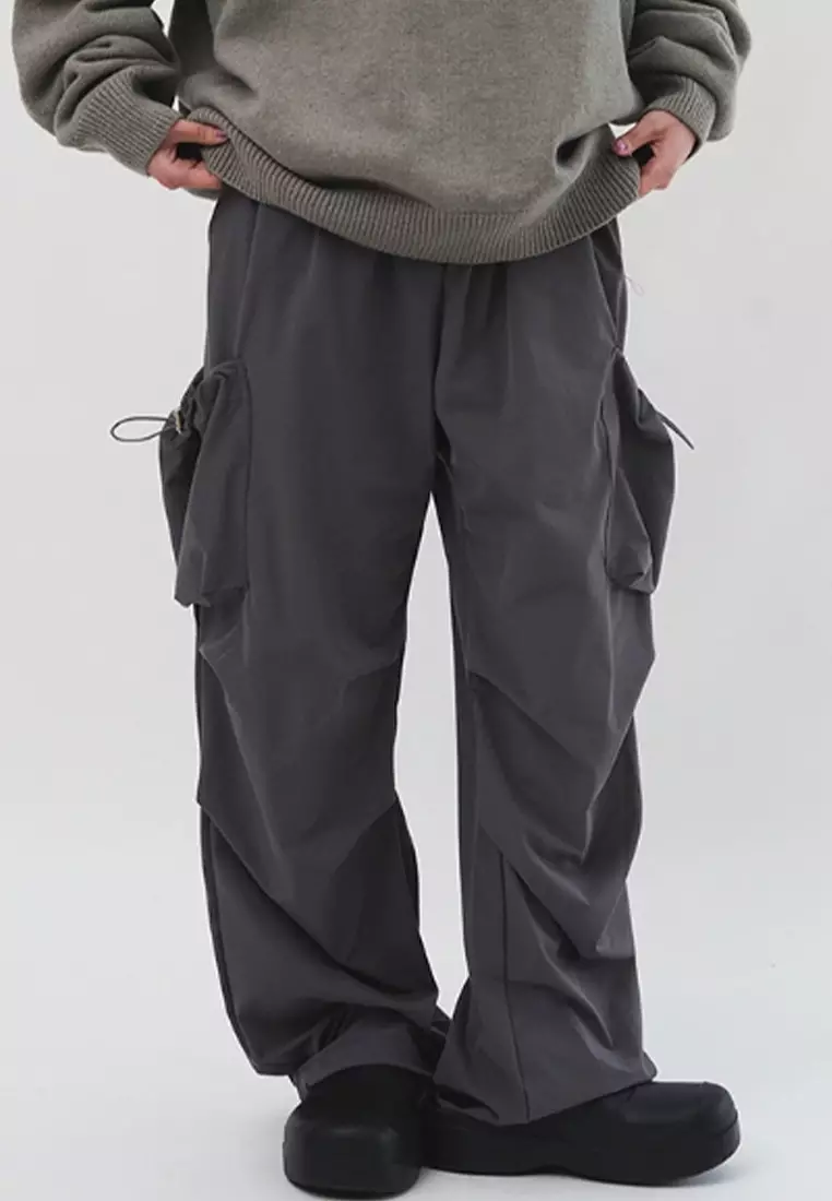 Fashionable design sensation wide leg straight tube workwear pants CA091912