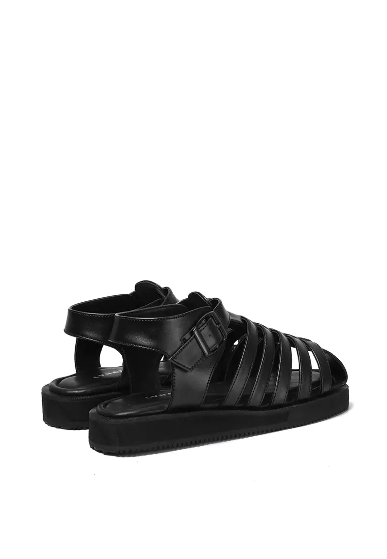 Lvnatica Zalfa Black Slide Sandals
