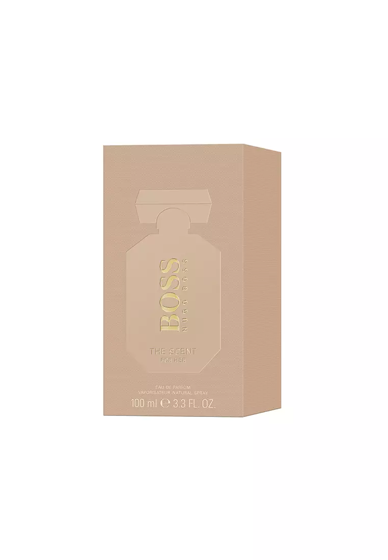 BOSS The Scent For Her Eau De Parfum 100ml - Honeyed Peach, Osmanthus Flower, Roasted Cocoa - Ambery Floral Perfume |Boss Fragrances by HUGO BOSS