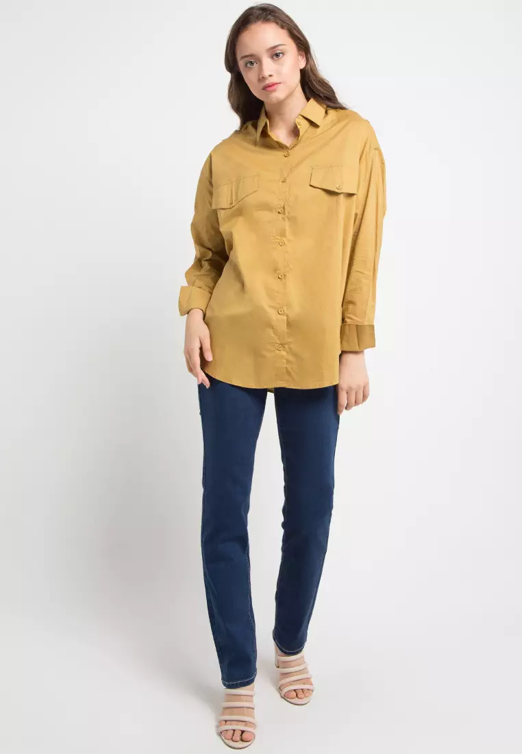 Jeans Denim With Two Pockets