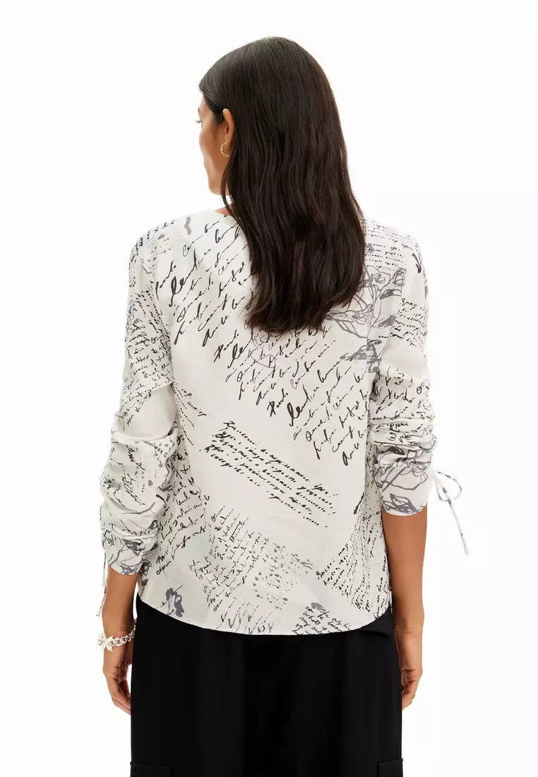 Chemisier Desigual SALINA - Motif Mandala Blanc - Tailles XS à 2XL - Neuf Avec étiquettes - PROMO