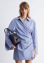 Light Blue/Brown Stripes