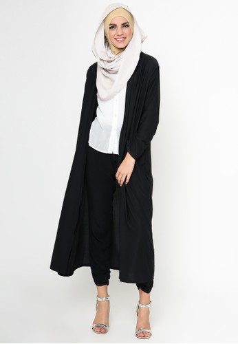 Charcoal Jersey Long Outer