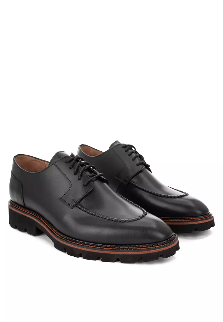 Skylator Alexander Black Derby Elevator Shoes