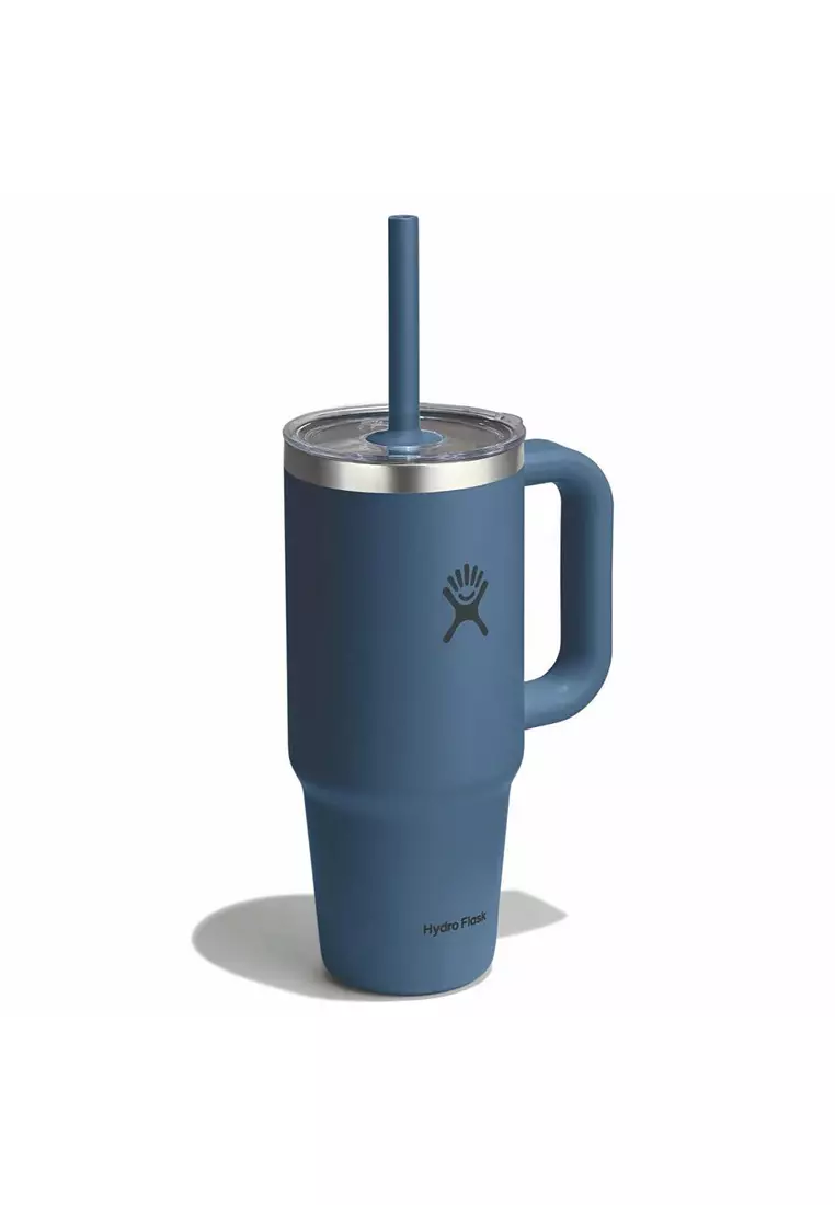 Hydro Flask All Around Travel Tumbler Clear 24 oz Harbor Blue
