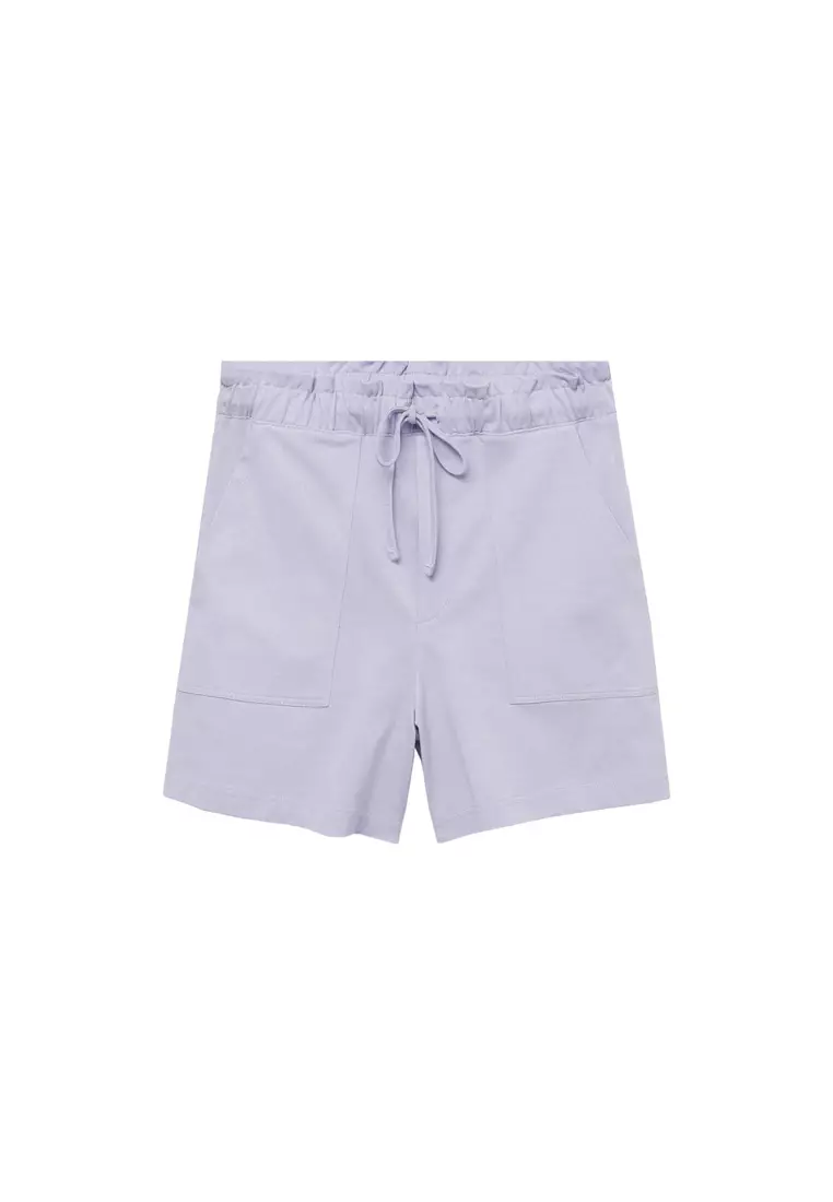 Pockets Cotton Shorts