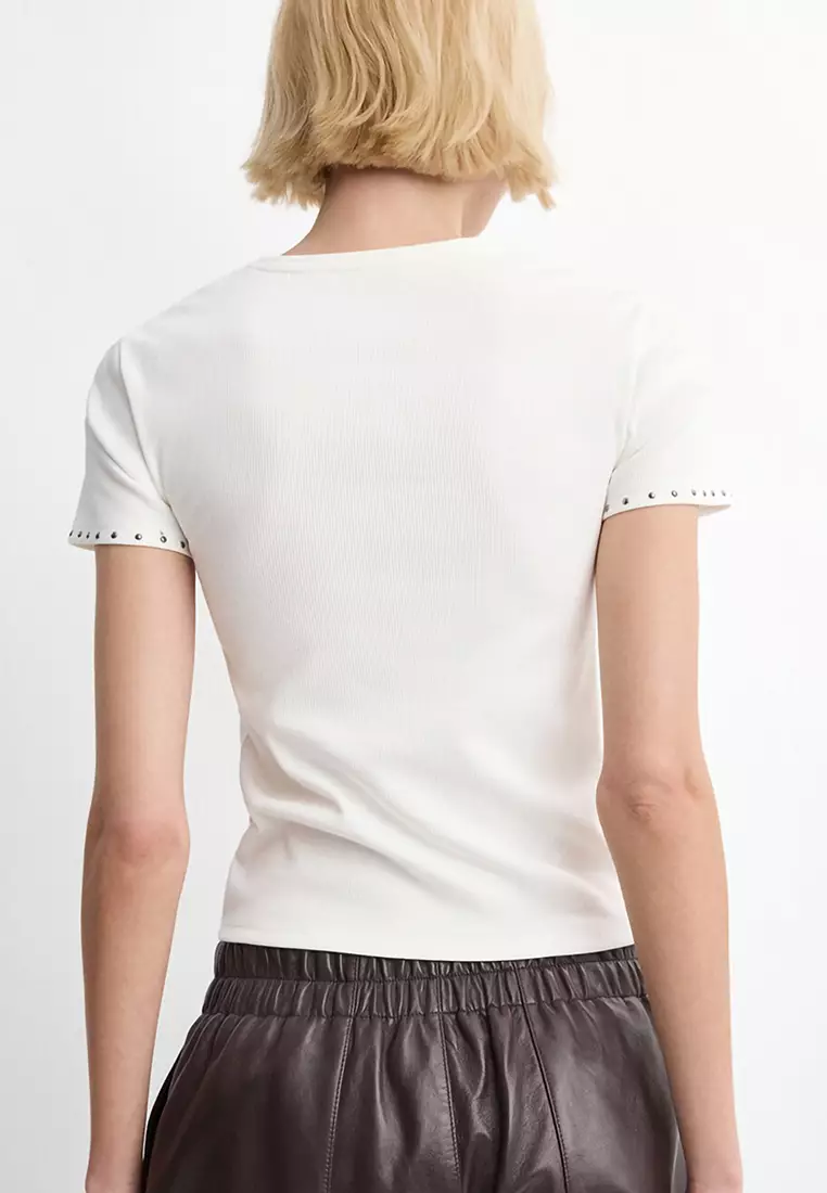 Short-Sleeve Studded T-Shirt