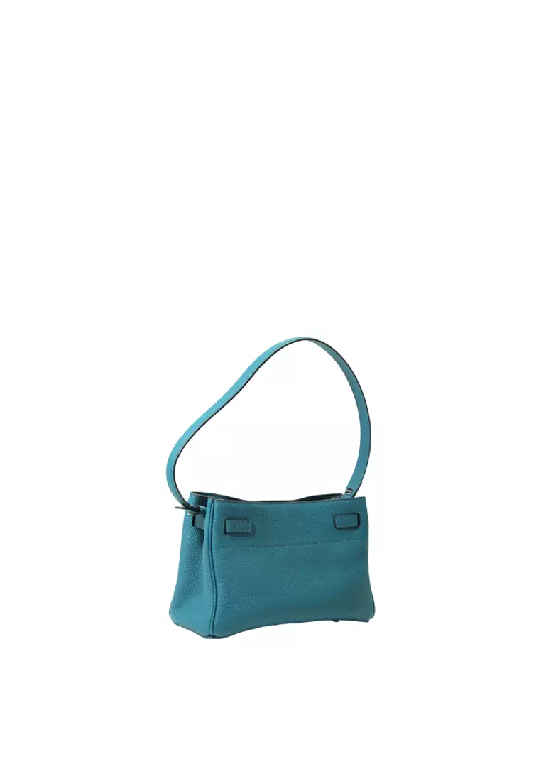 SAOIRSE Soft Structural Belt Tote II Mini - Turquoise