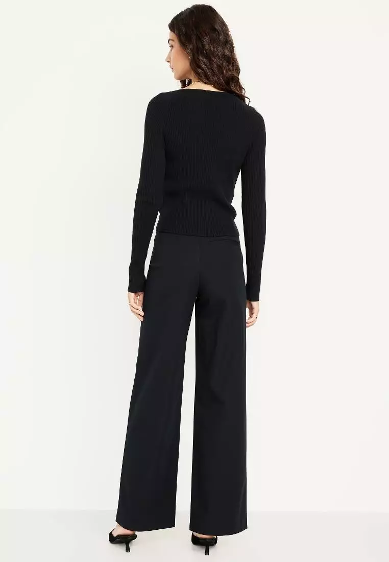 High-Waisted Pixie Super Wide-Leg Pants