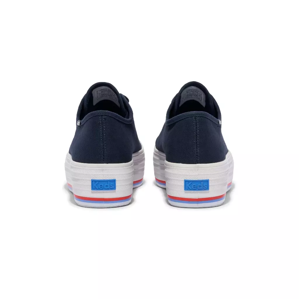 Triple Up Canvas Bottom Foxing Stripe-WF68139