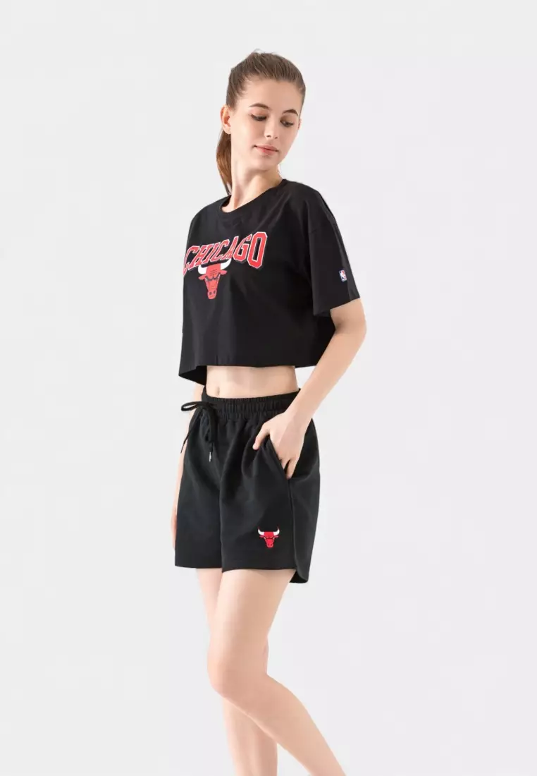 Core Chicago Bulls Womens Box Fit Crop Top