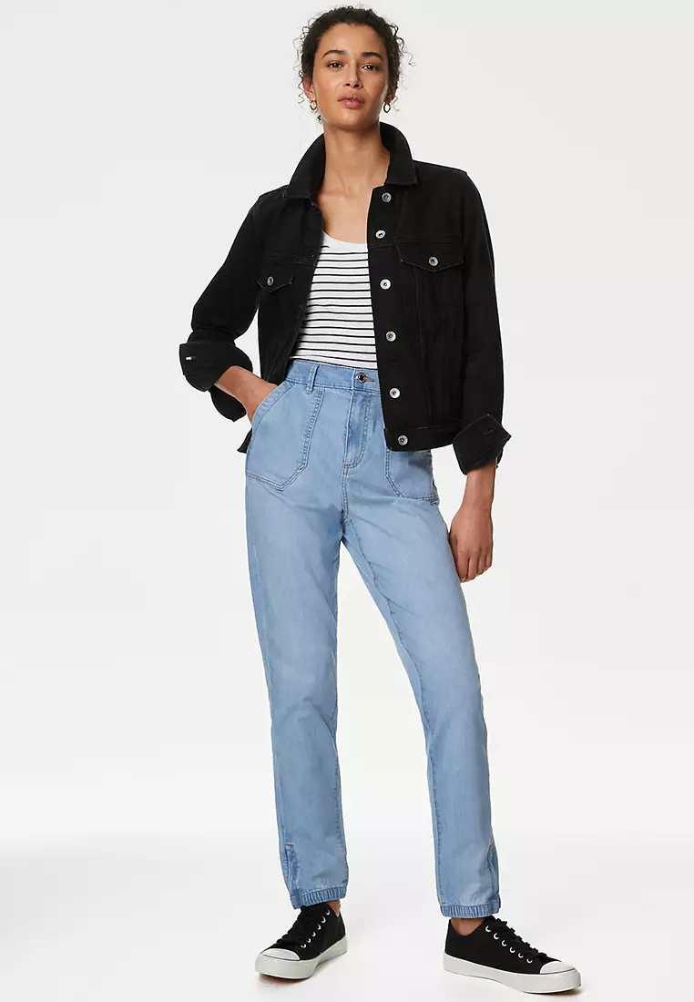 Denim Slim Fit Joggers