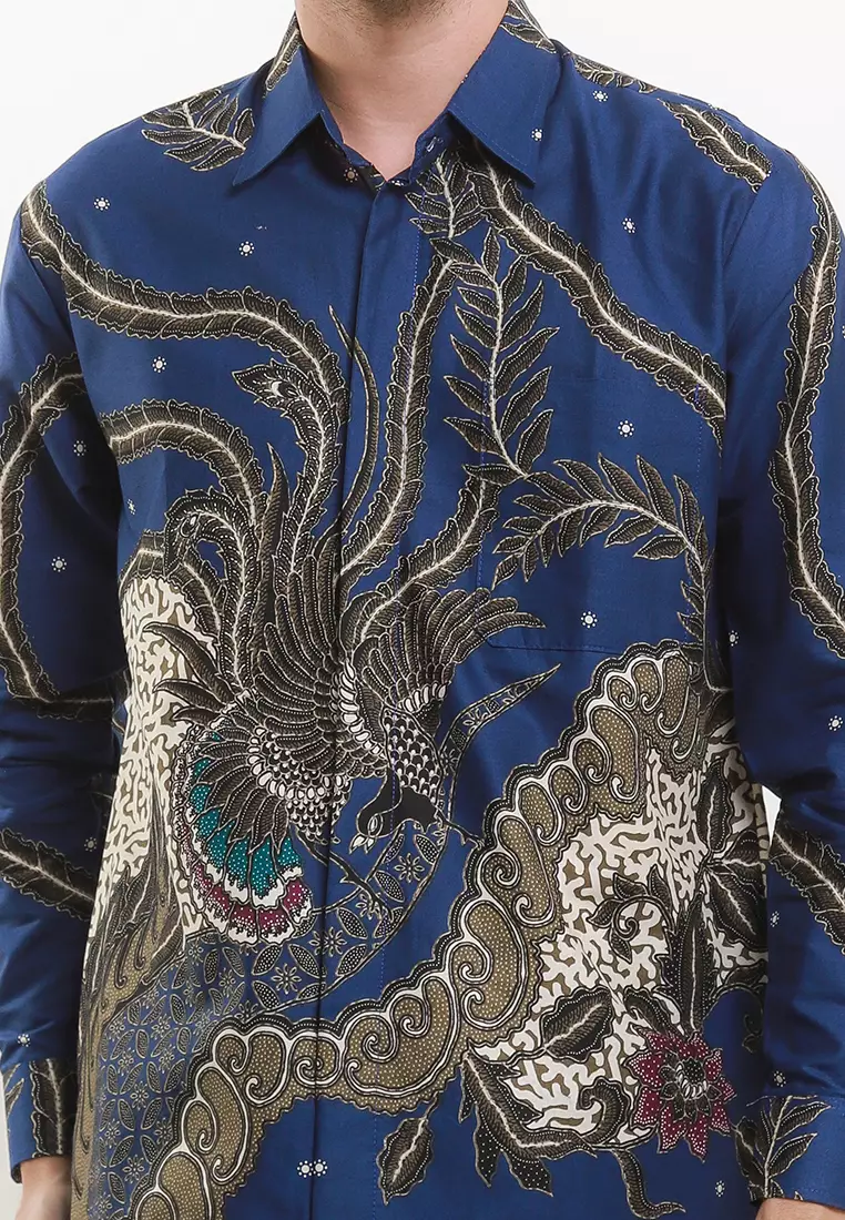 David Shirt Kemeja Batik Pria Panjang