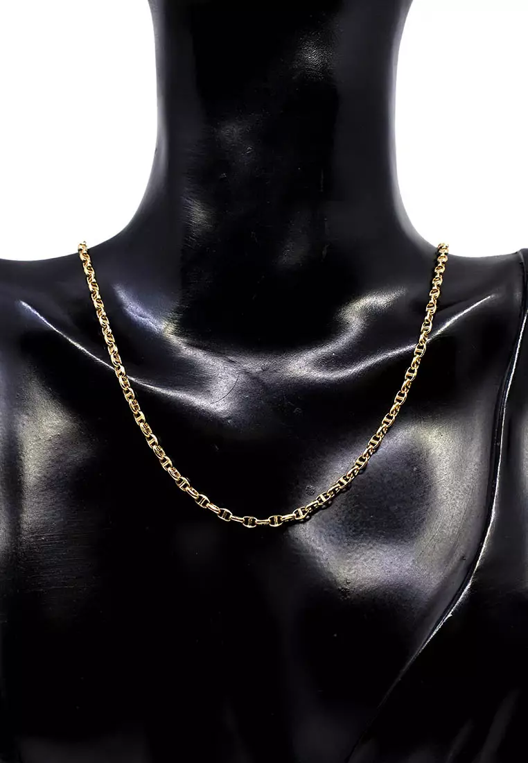 18K Italian Made Yellow Gold Necklace