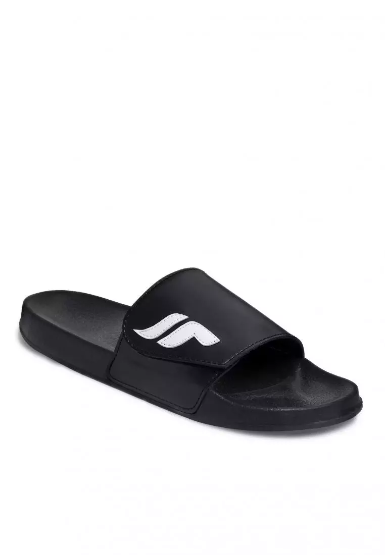 Nexa Black Sandal Pria Slide