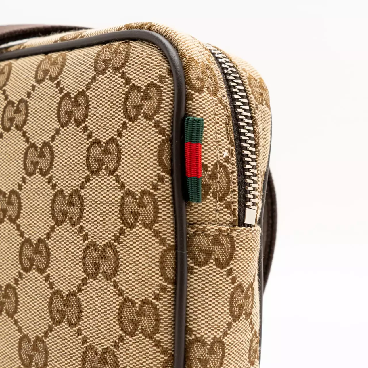 [4.4PRIL KEJUTAN HARGA] GG Canvas Mini Crossbody Bag Beige Brown