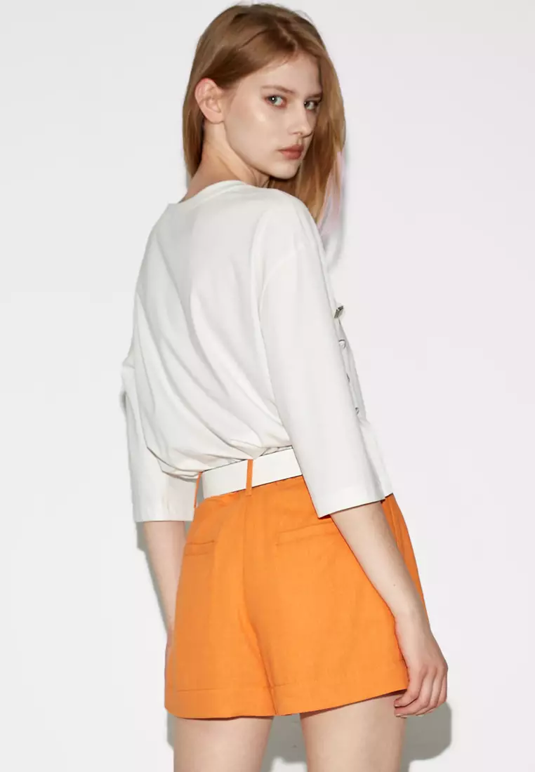 Basic Orange Shorts