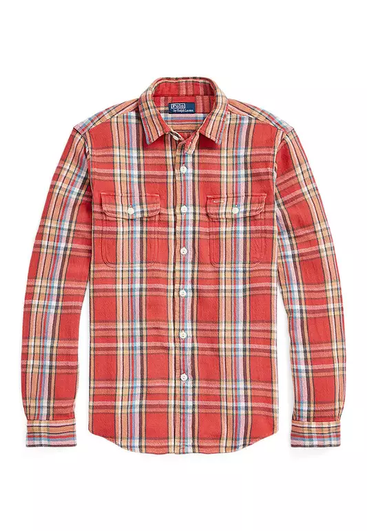 Classic Fit Plaid Flannel Workshirt