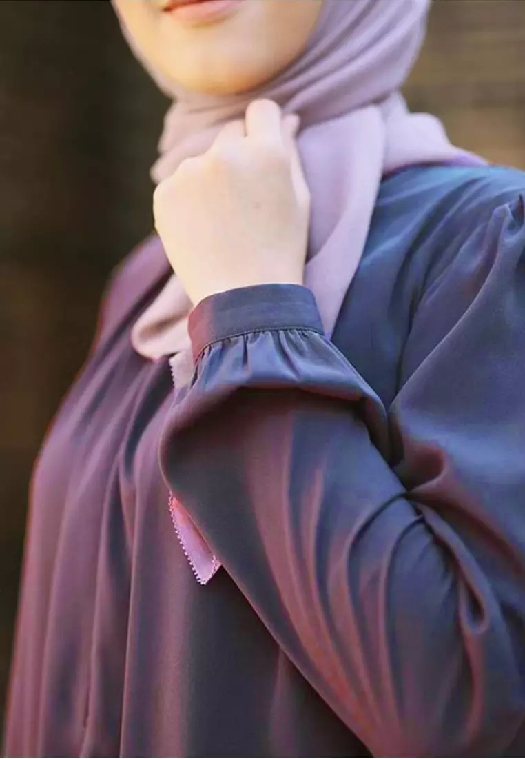 Lydia Blouse in Dusty Blue