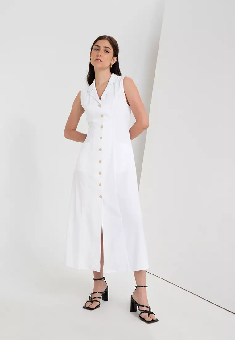 Zalora button down dress top