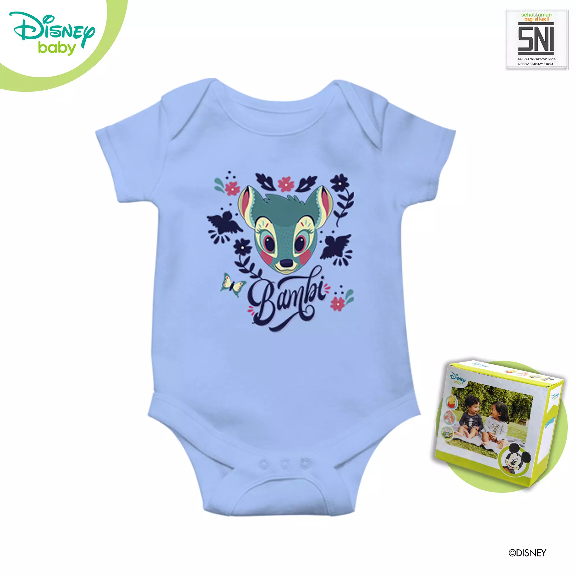 Jual Custom.id Disney Baby Jumper Triangle Jumper Bayi Segitiga Bambi