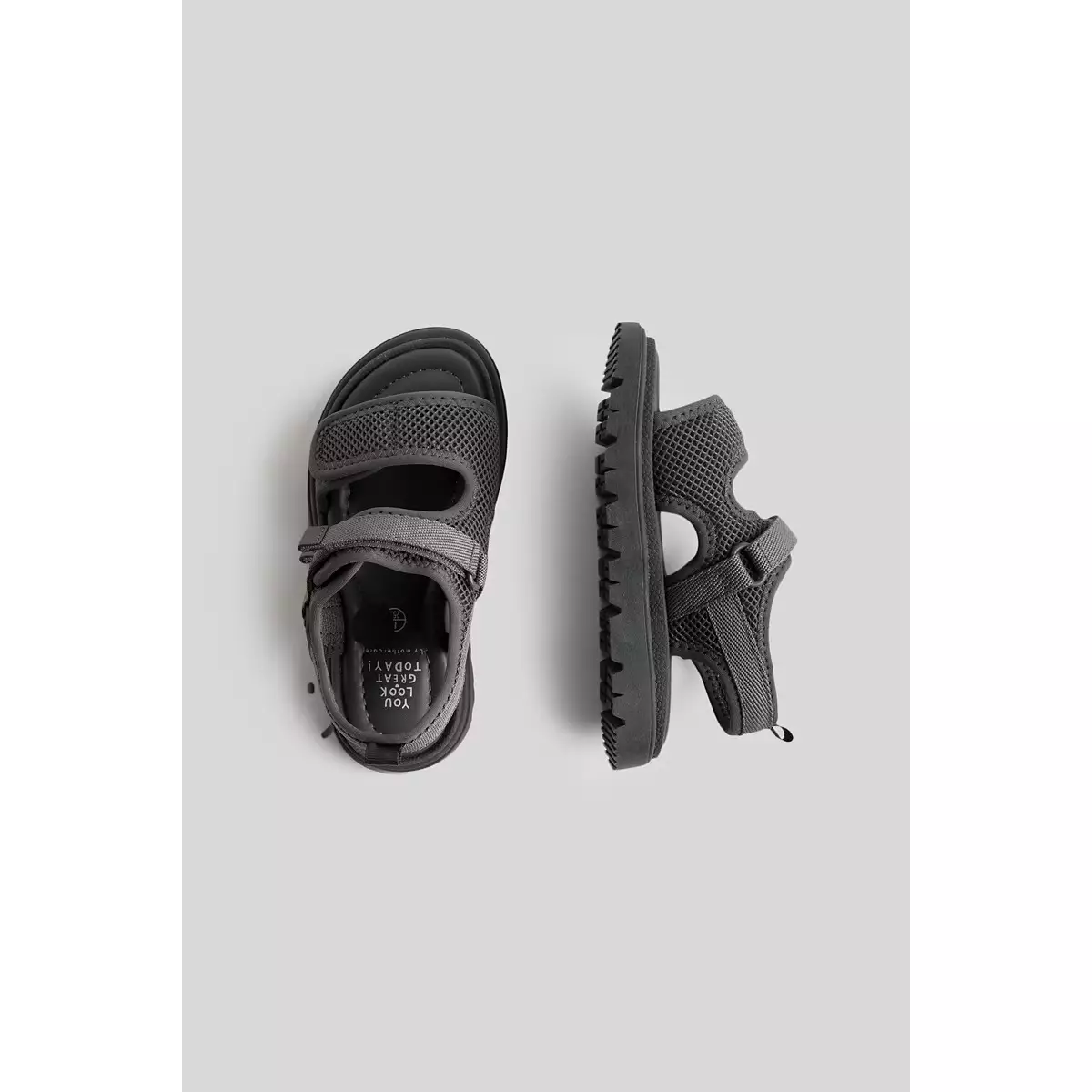 Mothercare Grey Sandals - Sandal Anak Laki-laki (Abu-abu)
