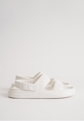 Penshoppe Women's All Rubber Two Band Strap With Closure Sandals | ZALORA  Philippines