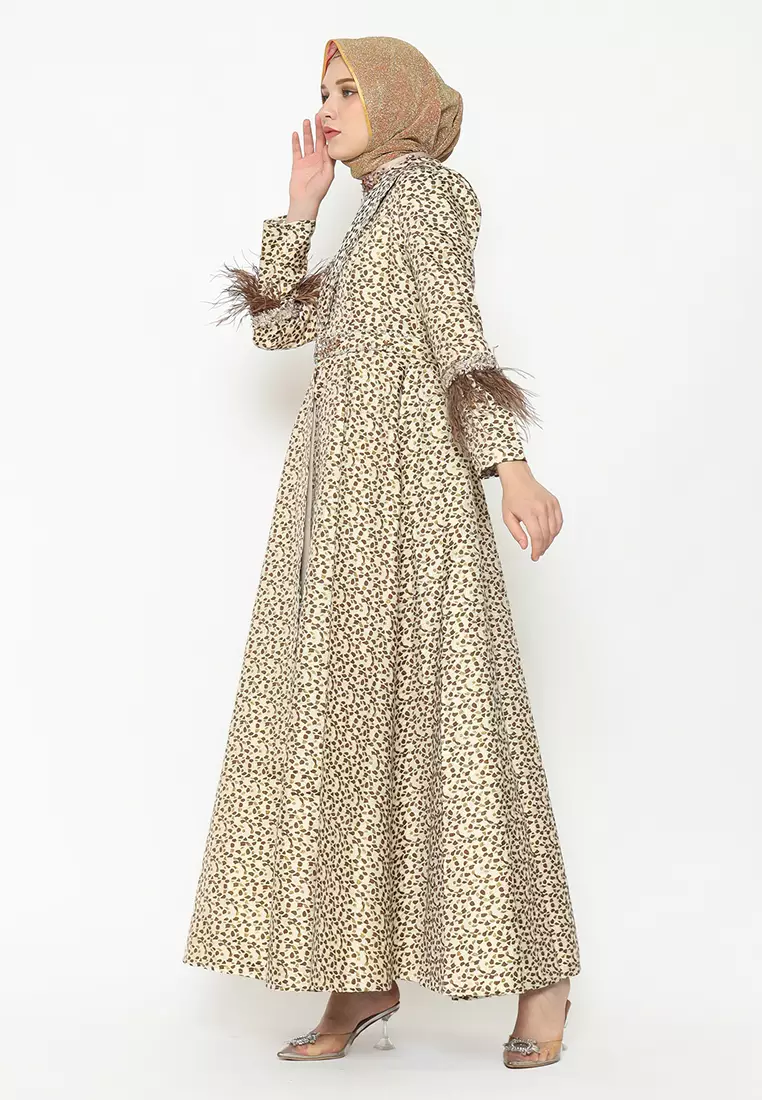 Bibiq Gamis Satin Jacquard