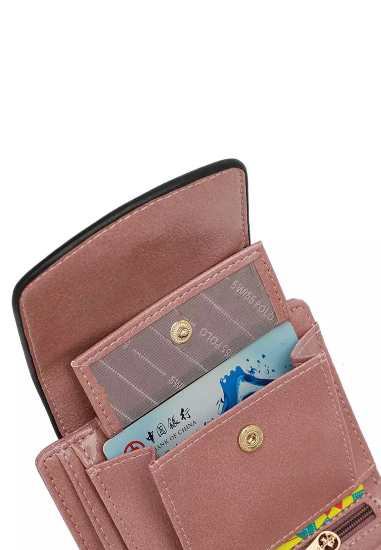 Women's Short Wallet / Purse - Pink