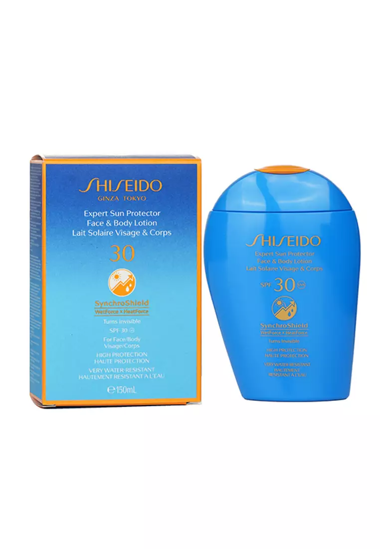 專業防曬霜SPF 30 UVA臉部和身體乳液（隱形，高防護性和極強防水性） 150ml/5.07oz