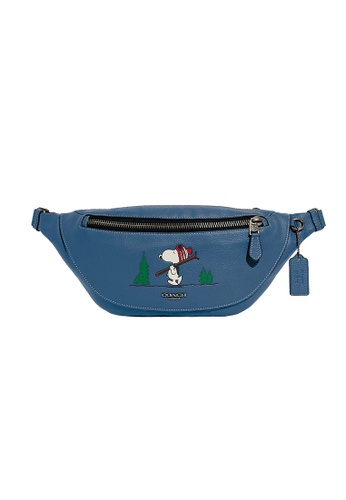 Buy COACH Coach X Peanuts Warren Belt Bag With Snoopy Motif Denim Multi  CE618 2023 Online | ZALORA Singapore