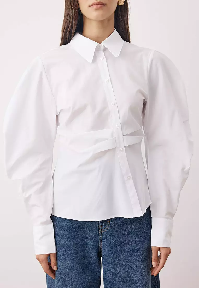 Asymmetrical Fitted Shirt