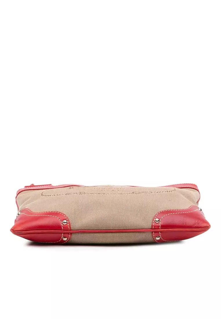 Pre-Loved Prada Canvas Canapa Logo Crossbody