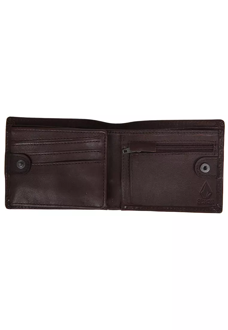 MLW SINGLE STONE LEATHER WALLET BROWN