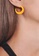 Red's Revenge yellow Mod Curves Acrylic Hoop Earrings 97559AC8E6ADC8GS_3