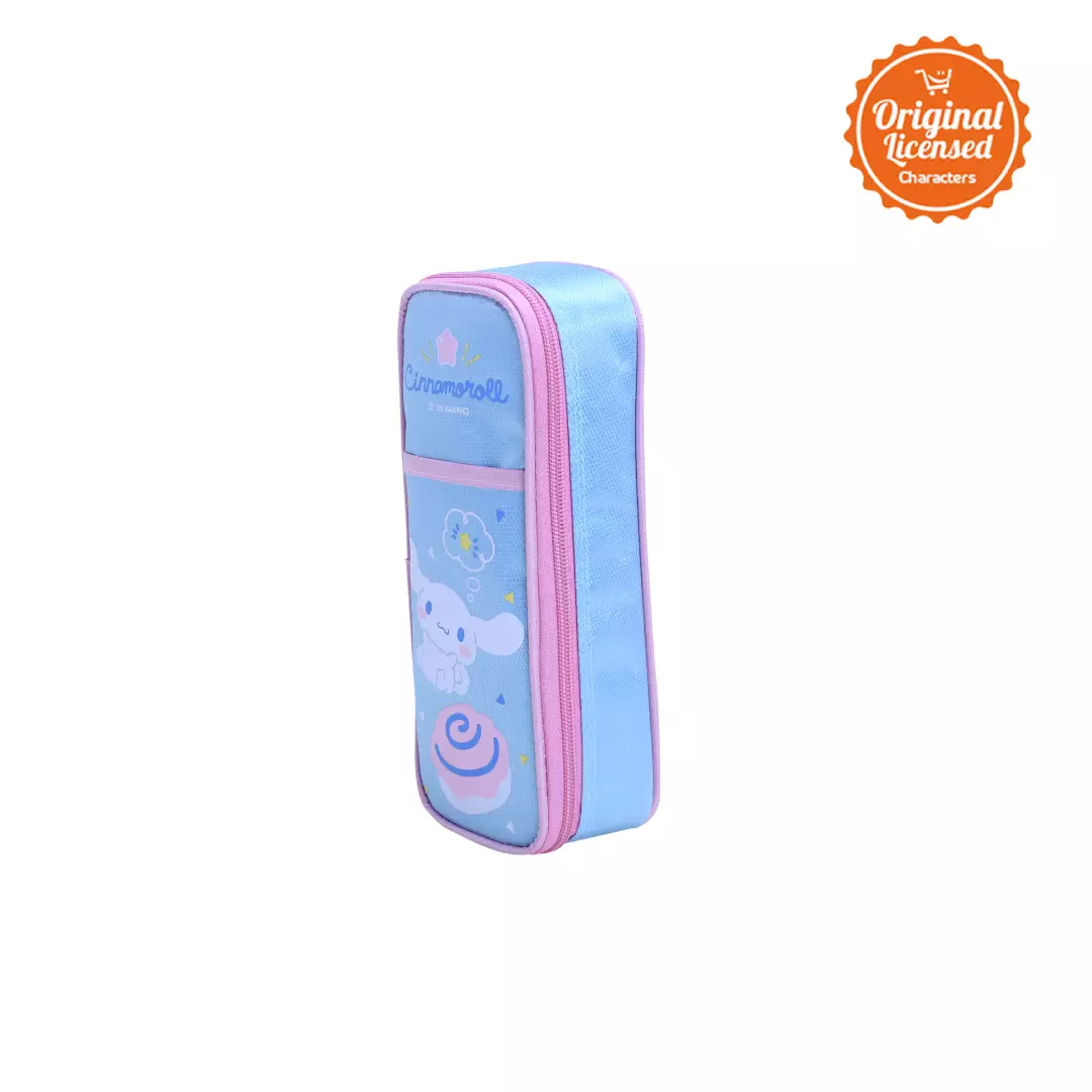 Tempat Pensil Cinnamoroll Original – Pencil Case Cinnamoroll Blue 22x9 cm | Kotak Pensil Anak Cinnamoroll