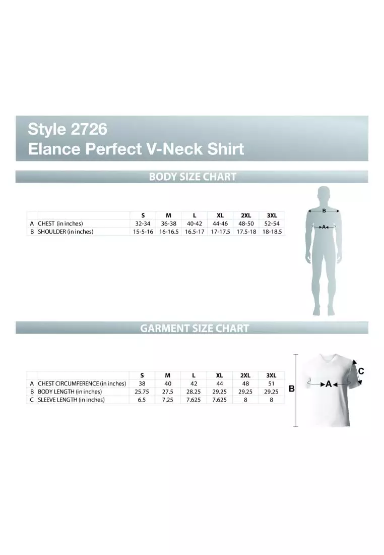 Men's Elance™ Perfect V-Neck Shirt
