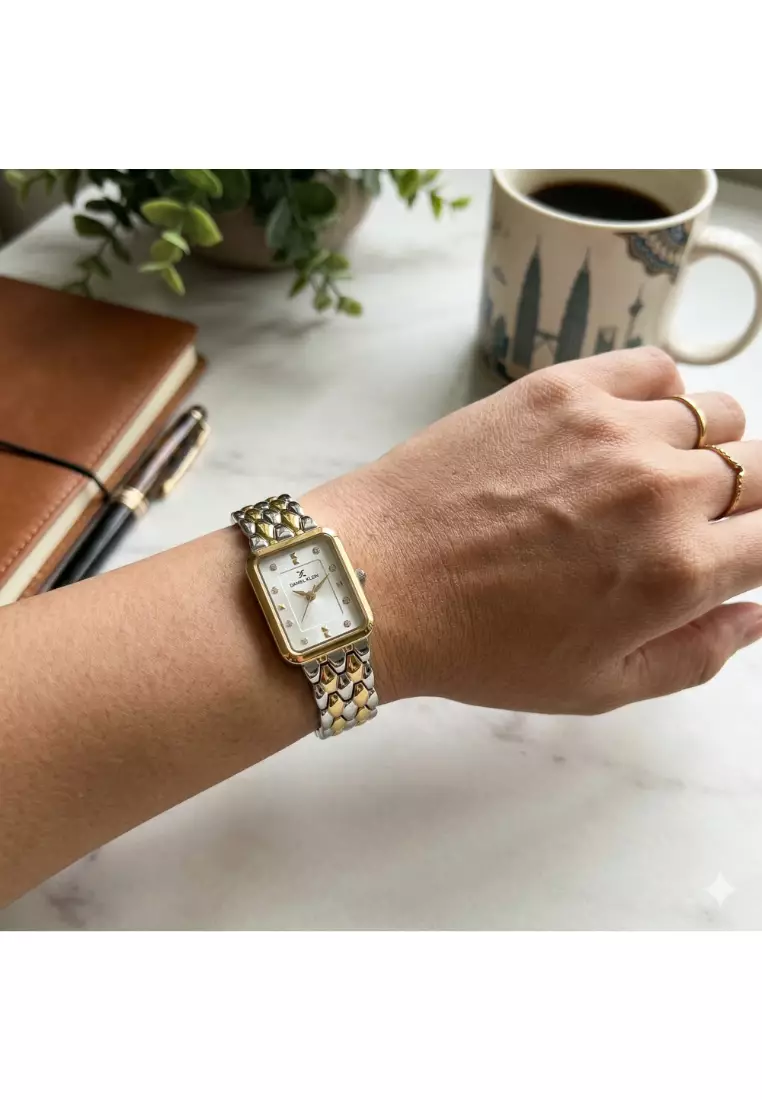 Women Analog Gold Stainless Steel Watch DK.1.14158-3