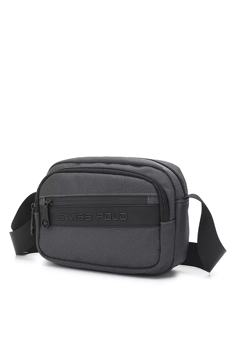 Men's Sling Bag / Crossbody Bag - Grey