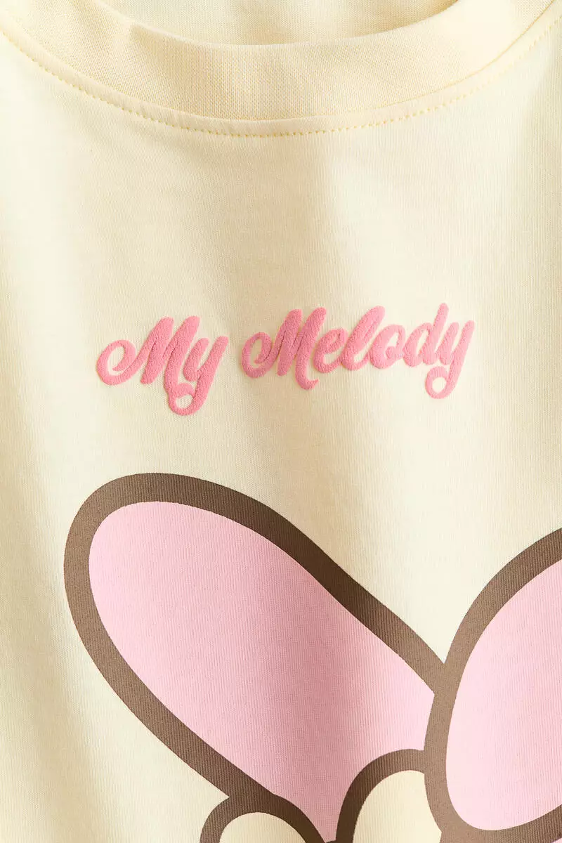 Printed cotton T-shirt