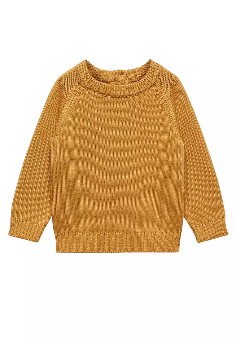 Knit cotton sale sweater