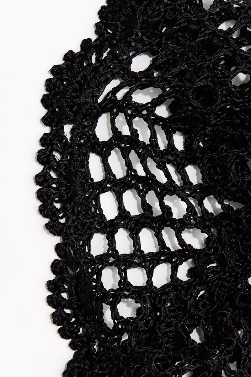 Crochet-look hat