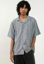 海軍藍 紋理 間條