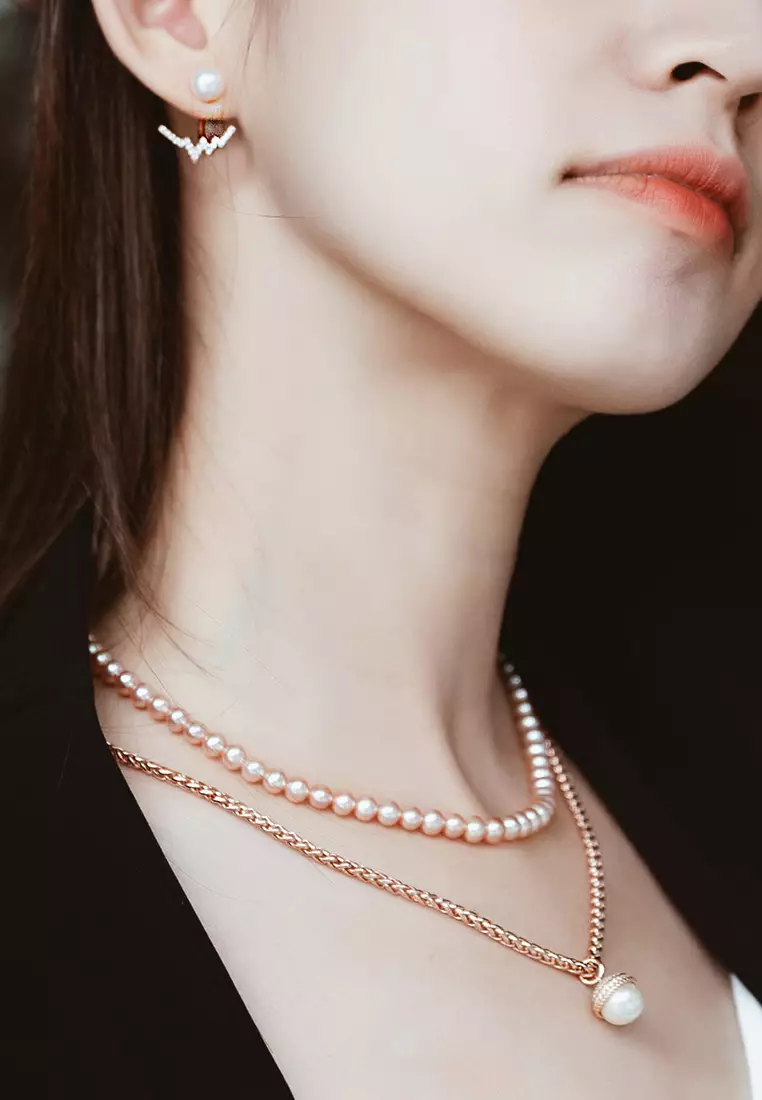 Full body sales pearl necklace