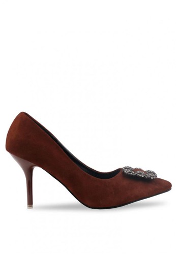Sepatu High Heels Claymore 678-B7 Brown