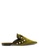 Berrybenka 綠色 綢緞點綴穆勒鞋 67821SH613F461GS_1